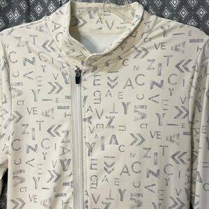 Zyia White Form Zipper Jacket